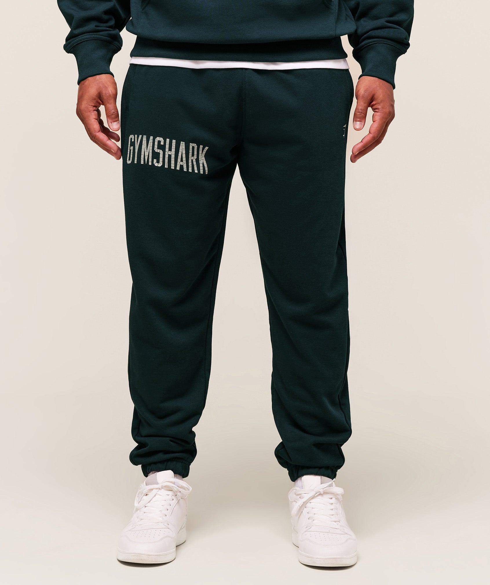 Worn Graphic Jogger - Deep Petrol Blue