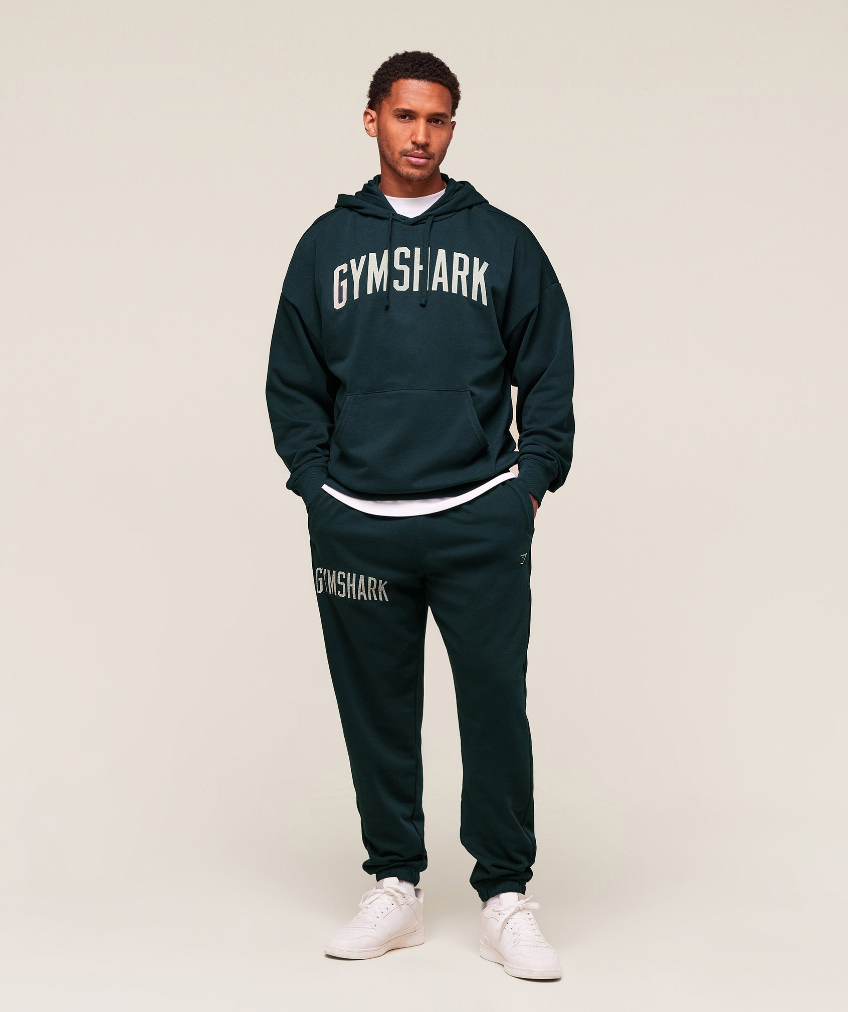 Worn Graphic Jogger - Deep Petrol Blue