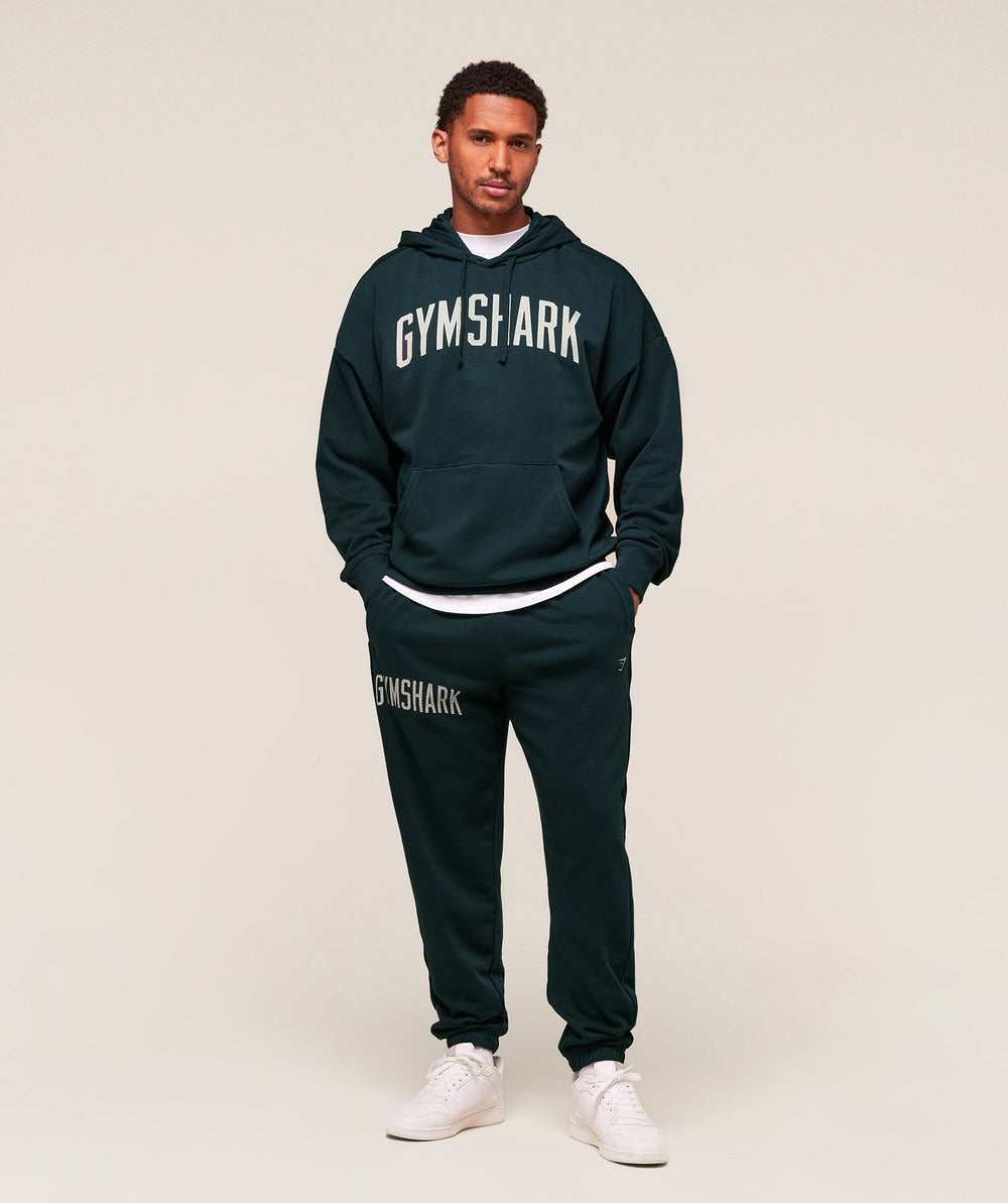 Worn Graphic Jogger - Deep Petrol Blue