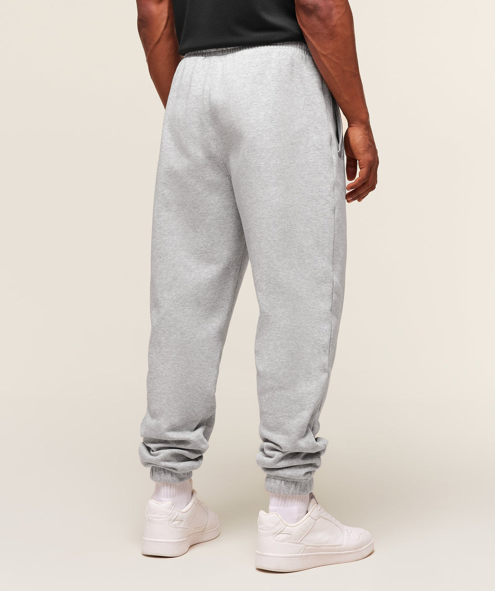 Varsity Oversized Joggers - Light Grey Core Marl