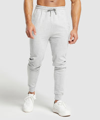 Crest Joggers - Light Grey Marl