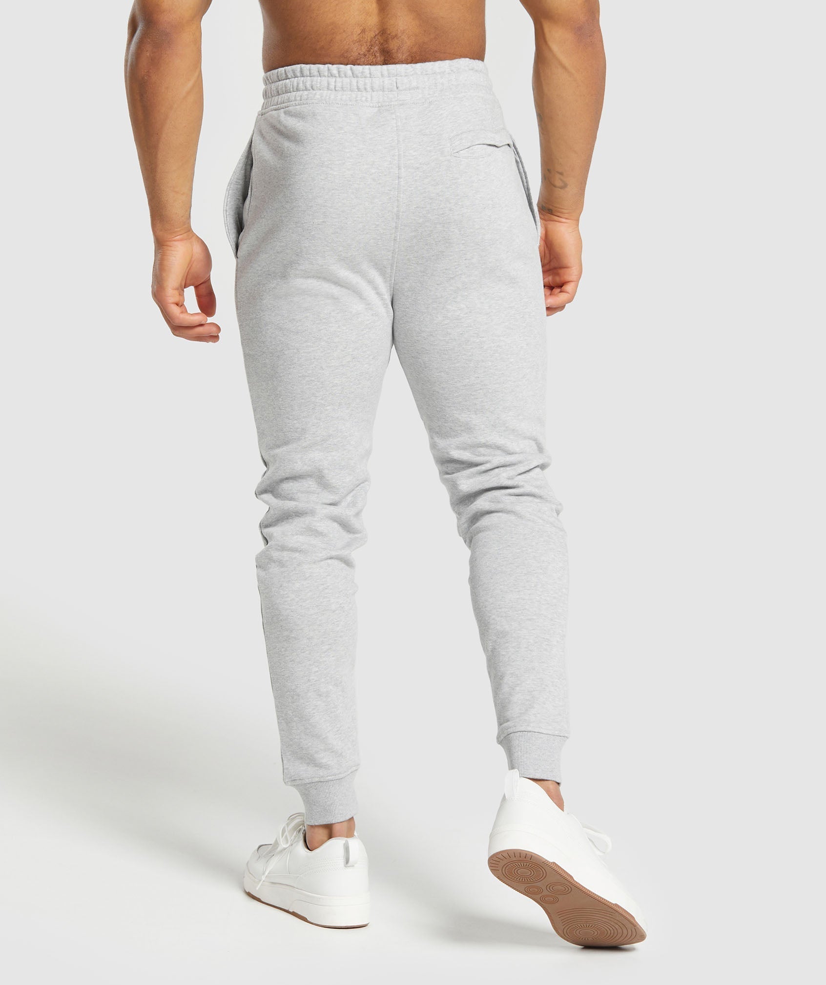 Crest Joggers - Light Grey Marl