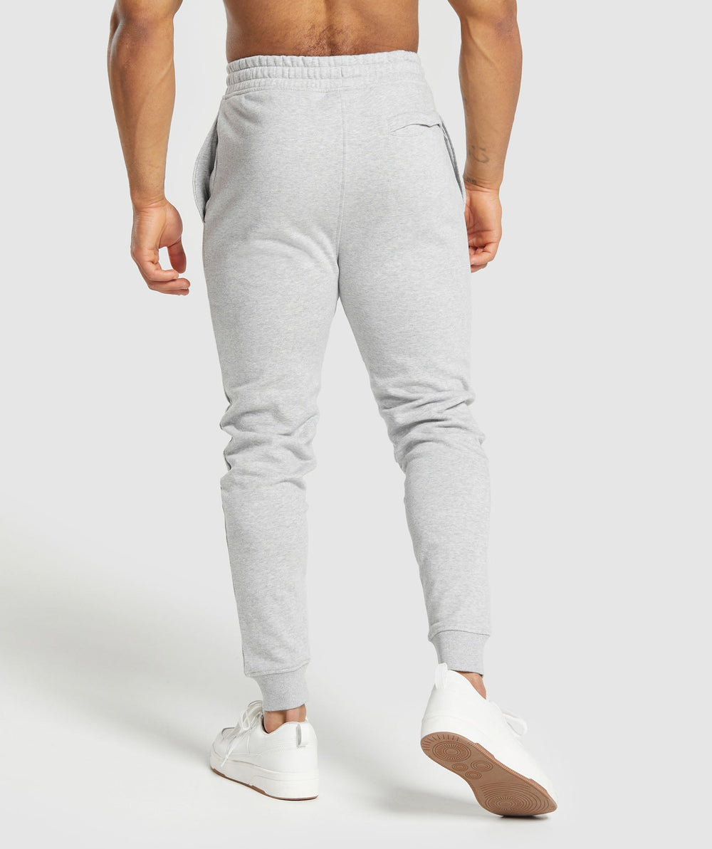 Crest Joggers - Light Grey Marl