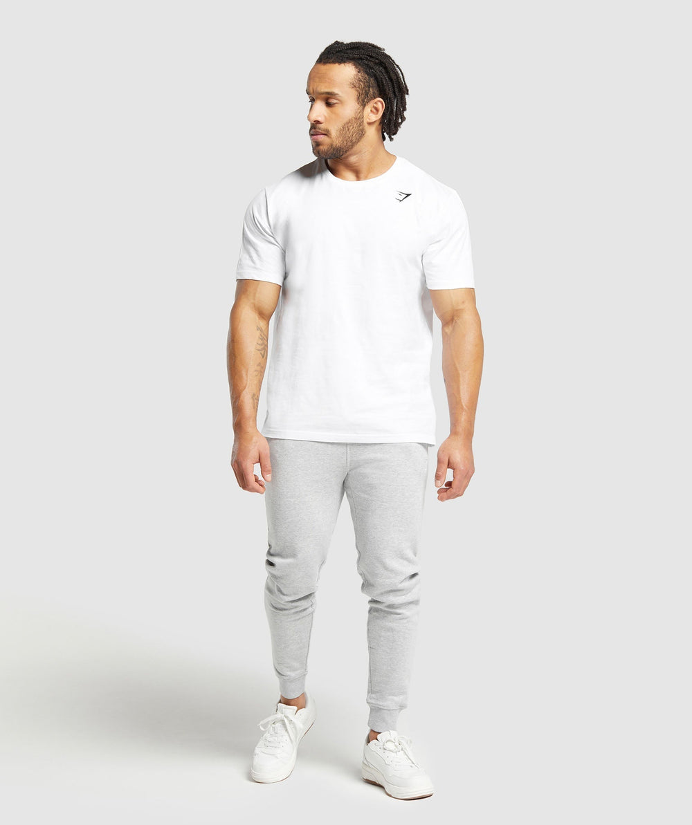 Crest Joggers - Light Grey Marl
