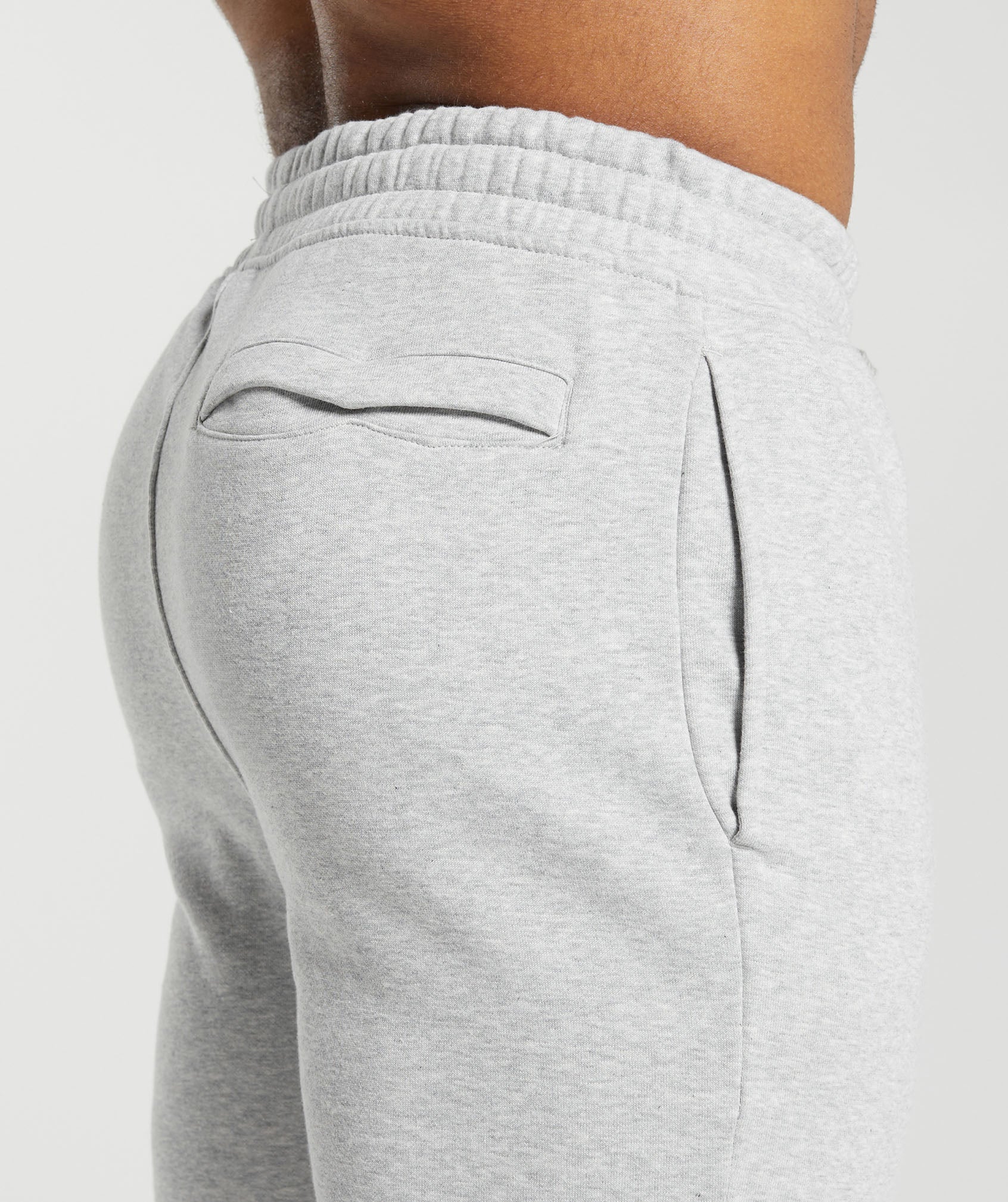 Crest Joggers - Light Grey Marl