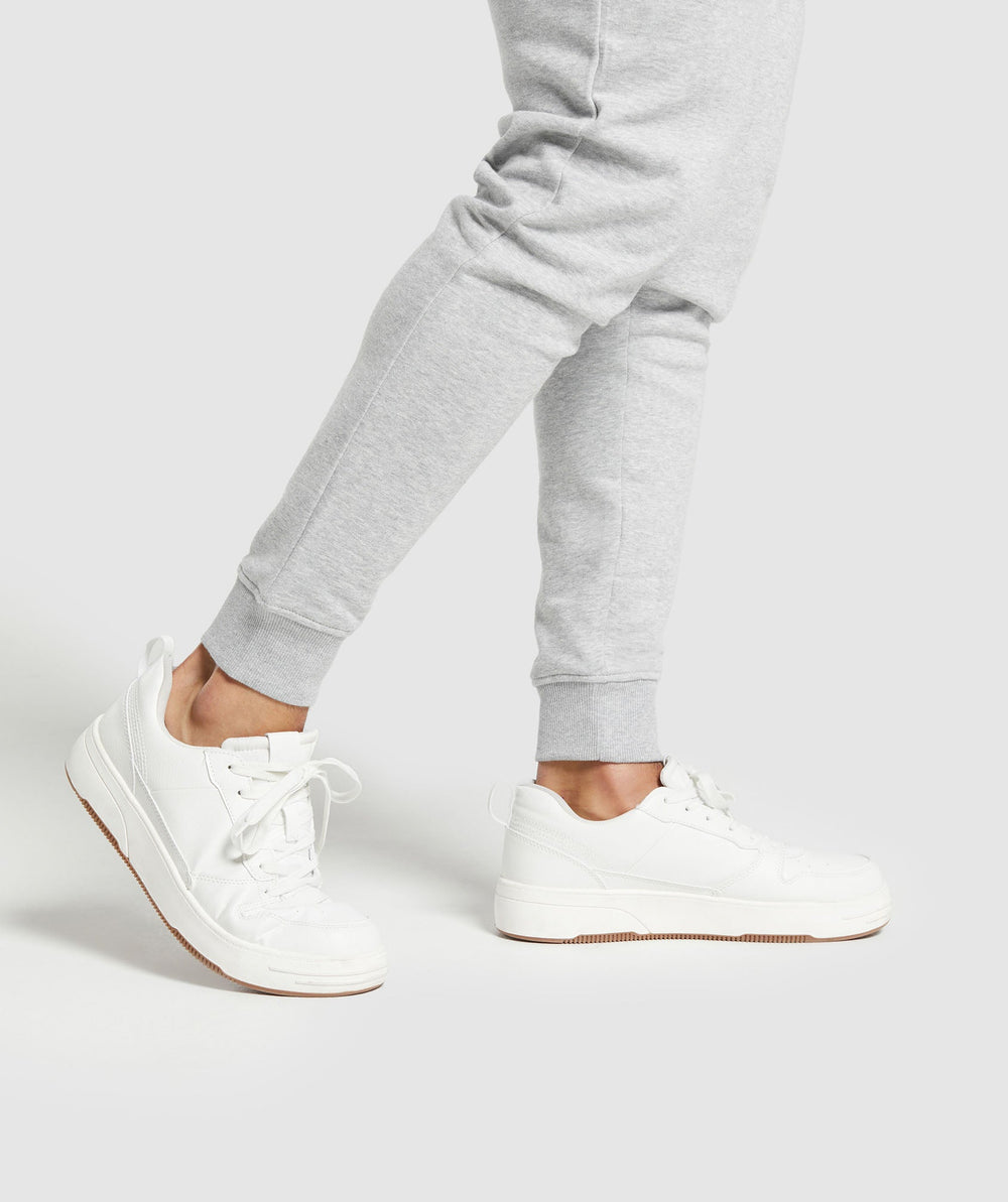 Crest Joggers - Light Grey Marl