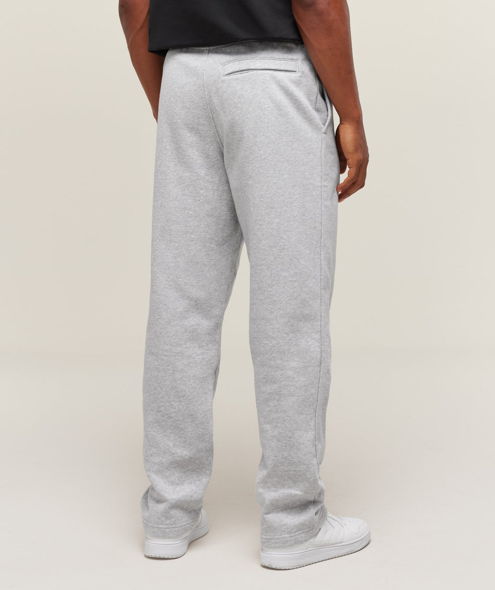 Crest Straight Leg Joggers - Light Grey Marl