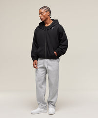 Crest Straight Leg Joggers - Light Grey Marl