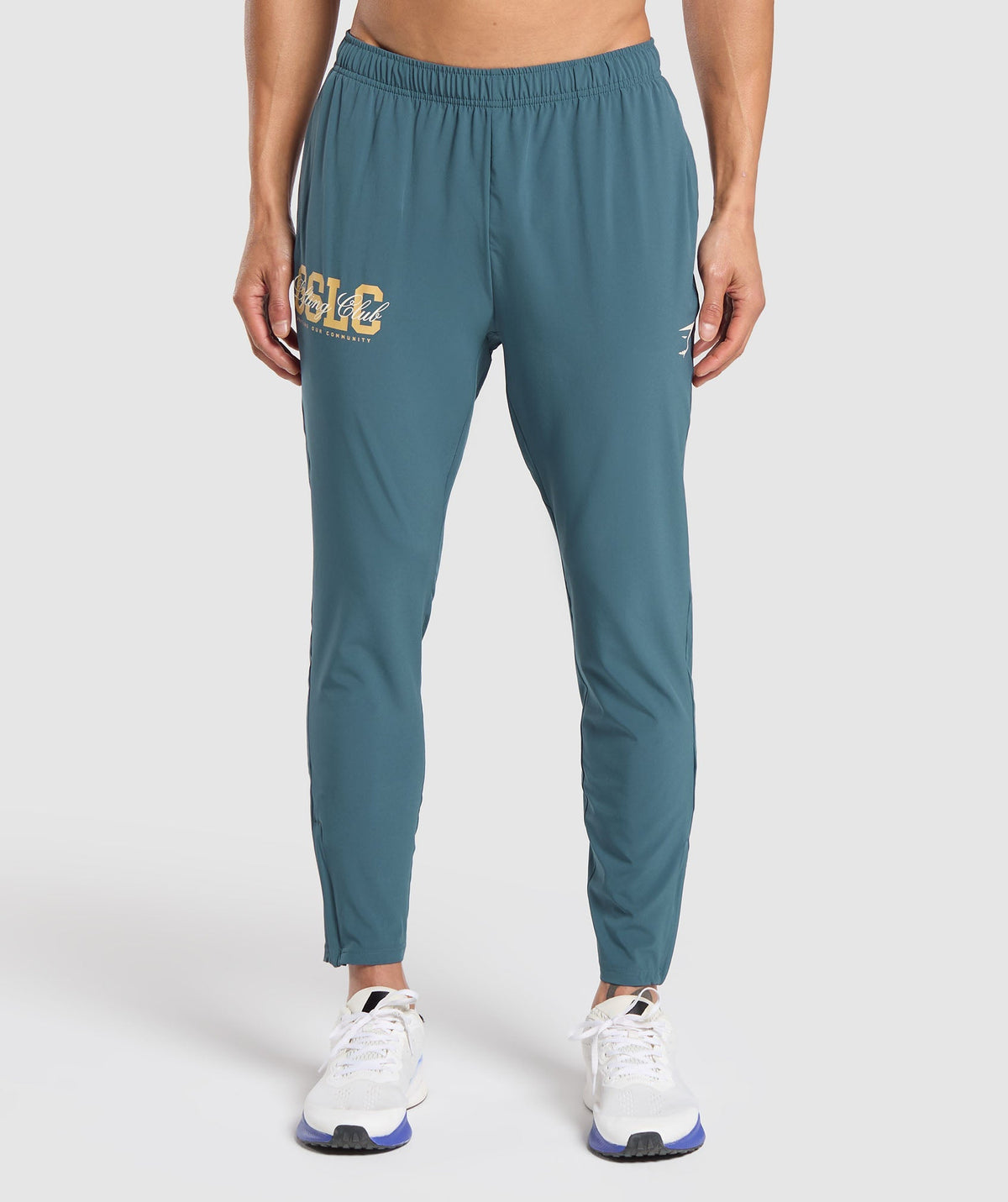 Script Woven Joggers - Cargo Blue