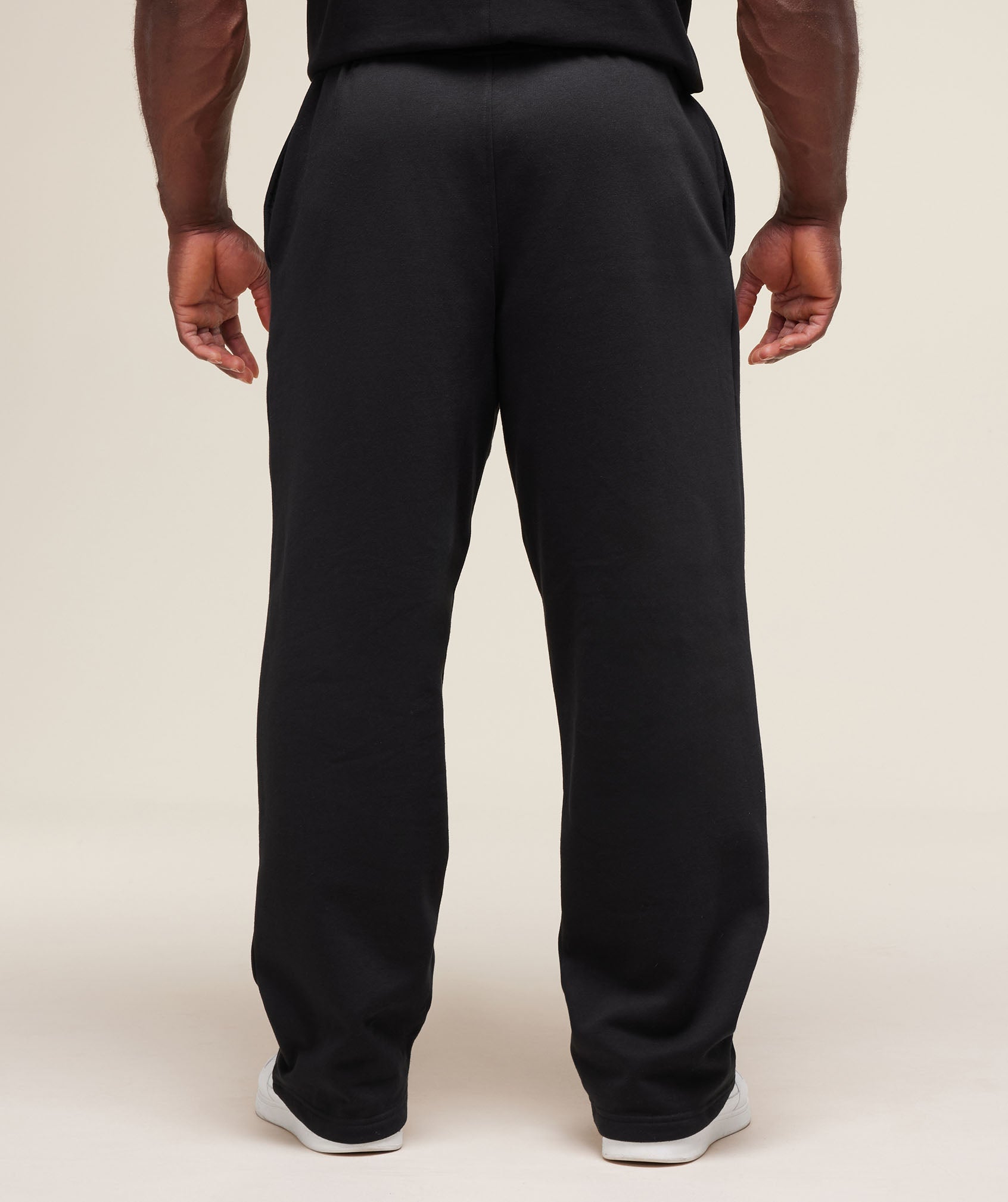 Built Different Straight Leg Joggers - Black