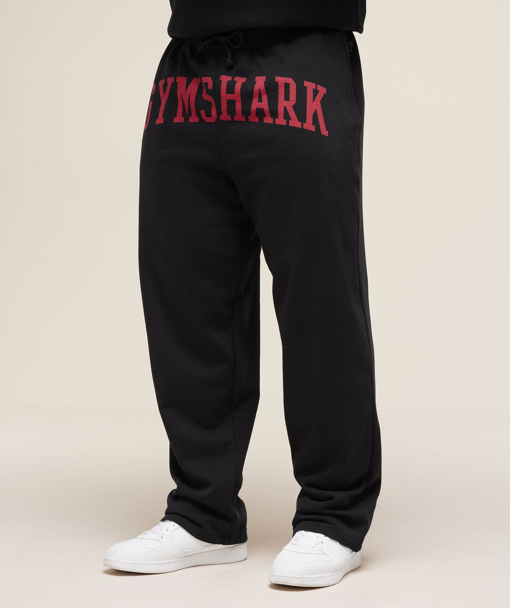 Built Different Straight Leg Joggers - Black