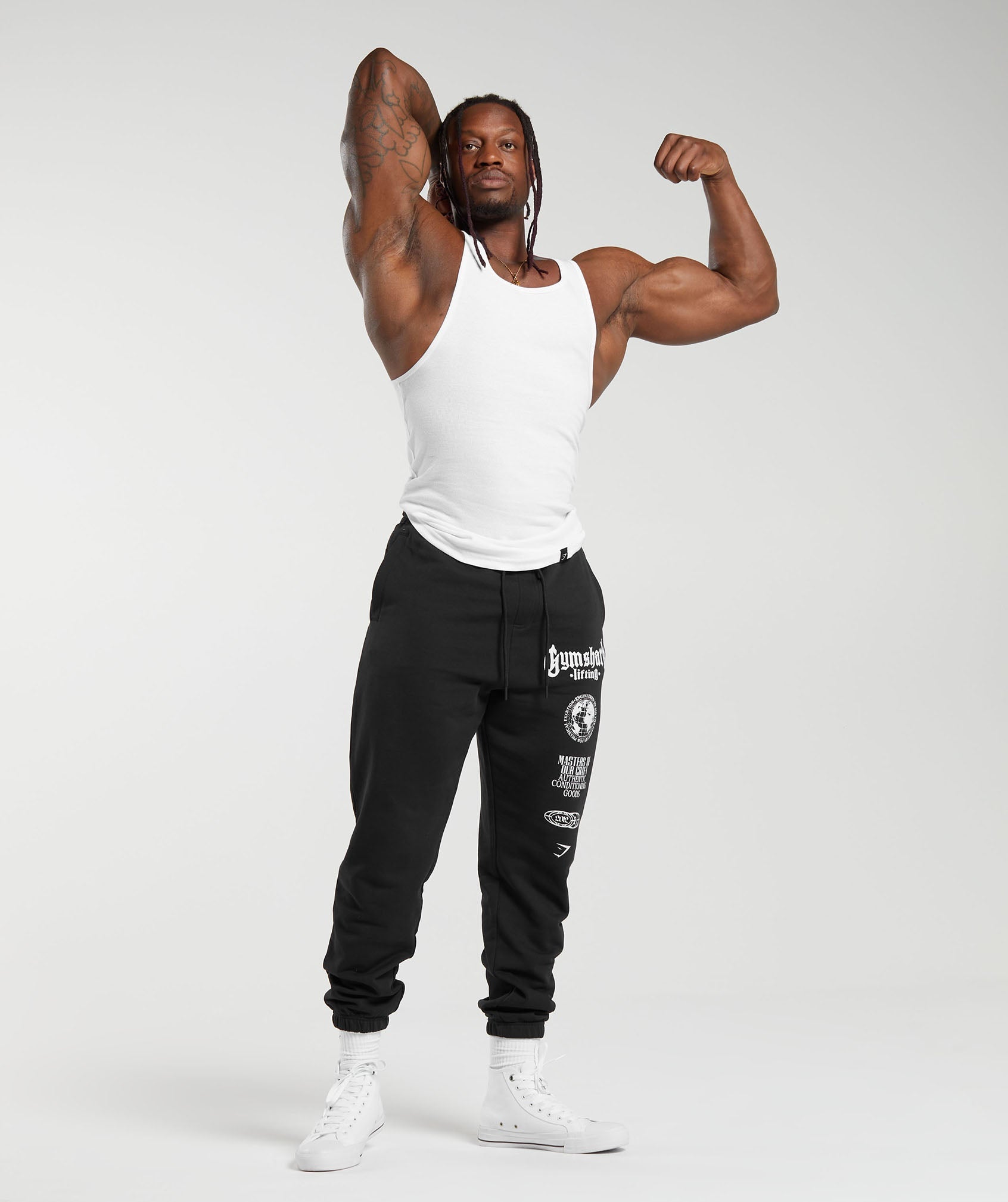 Global Lifting Oversized Joggers - Black