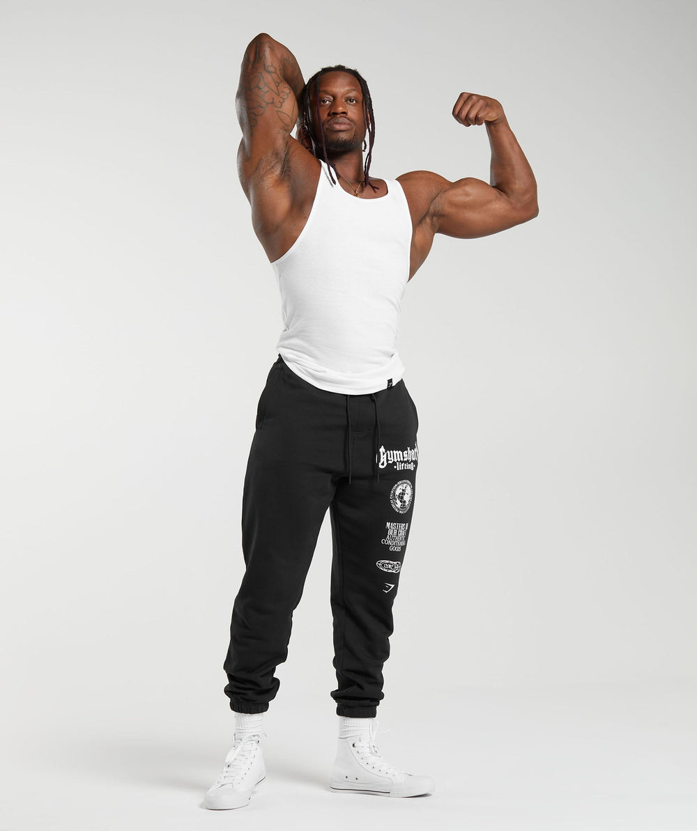 Global Lifting Oversized Joggers - Black