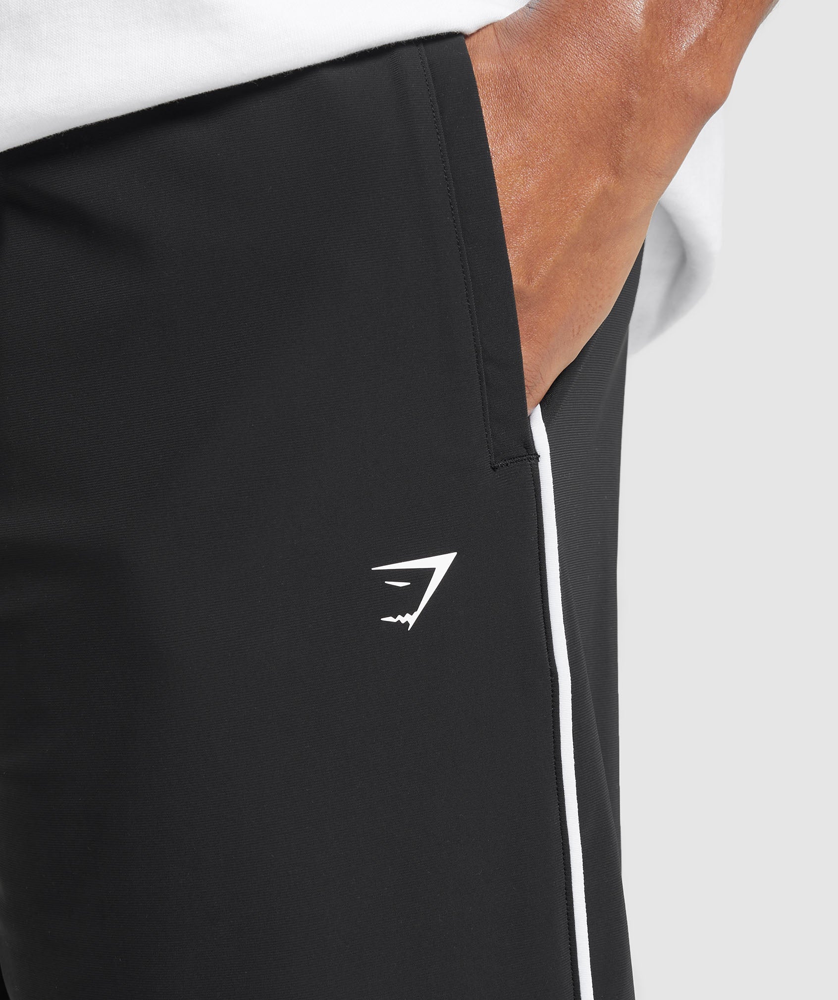 Contrast Straight Leg Pant - Black