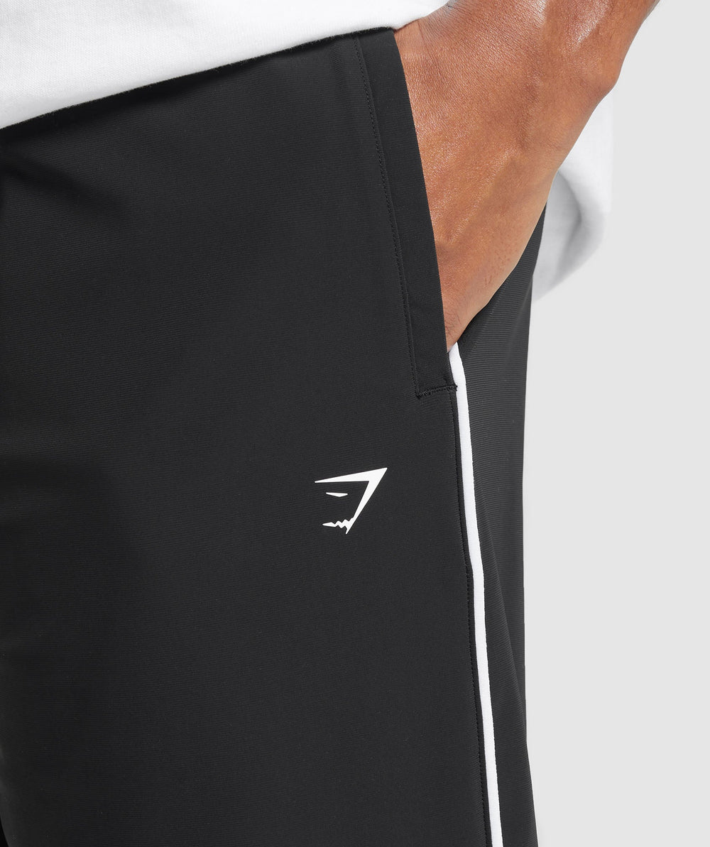 Contrast Straight Leg Pant - Black