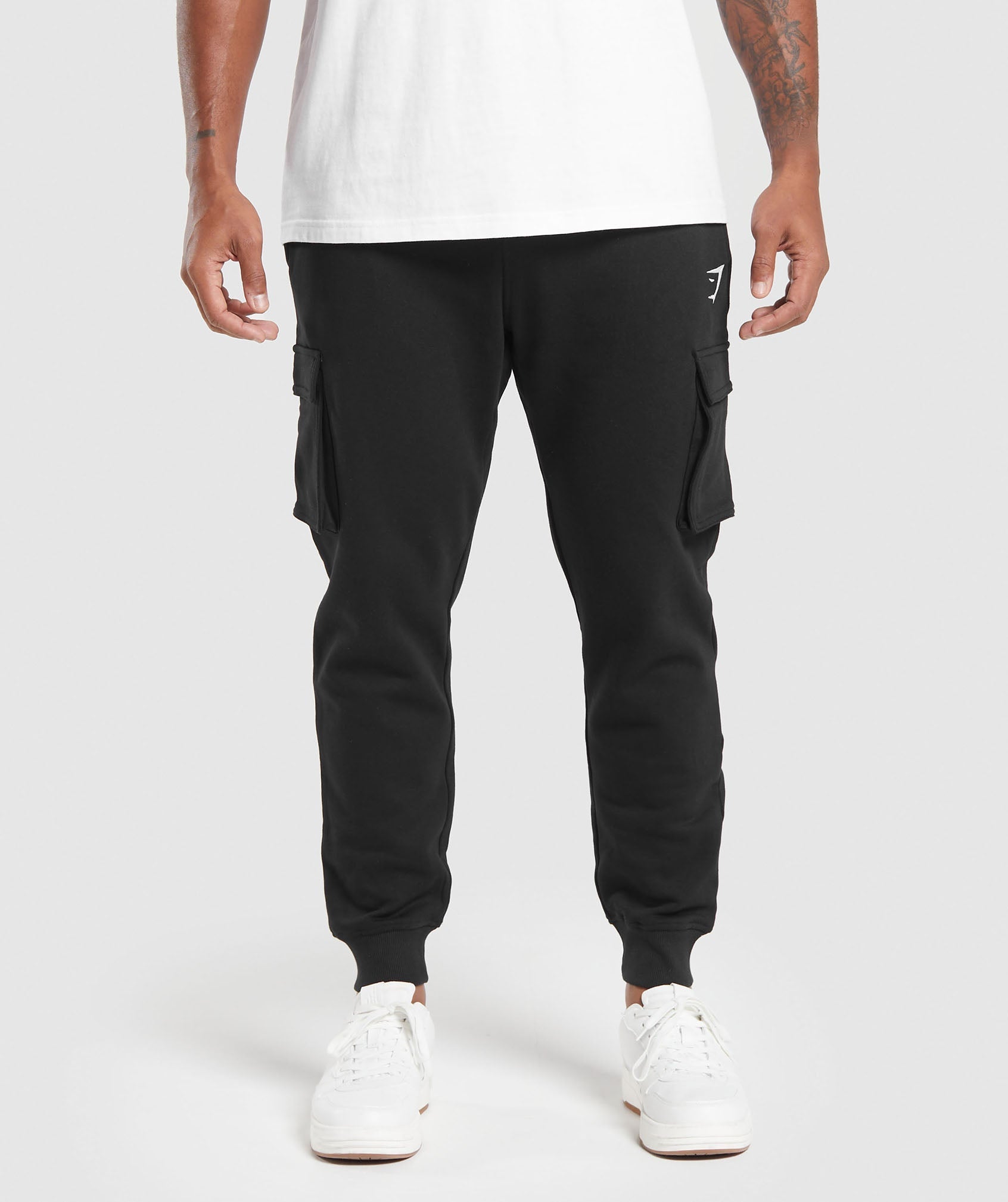 Crest Cargo Joggers - Black