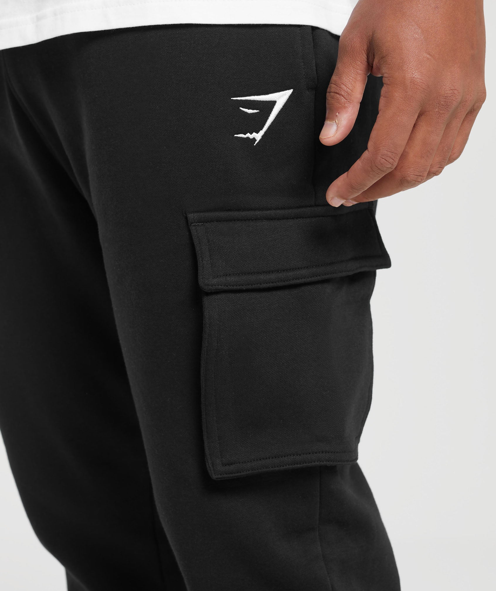 Crest Cargo Joggers - Black