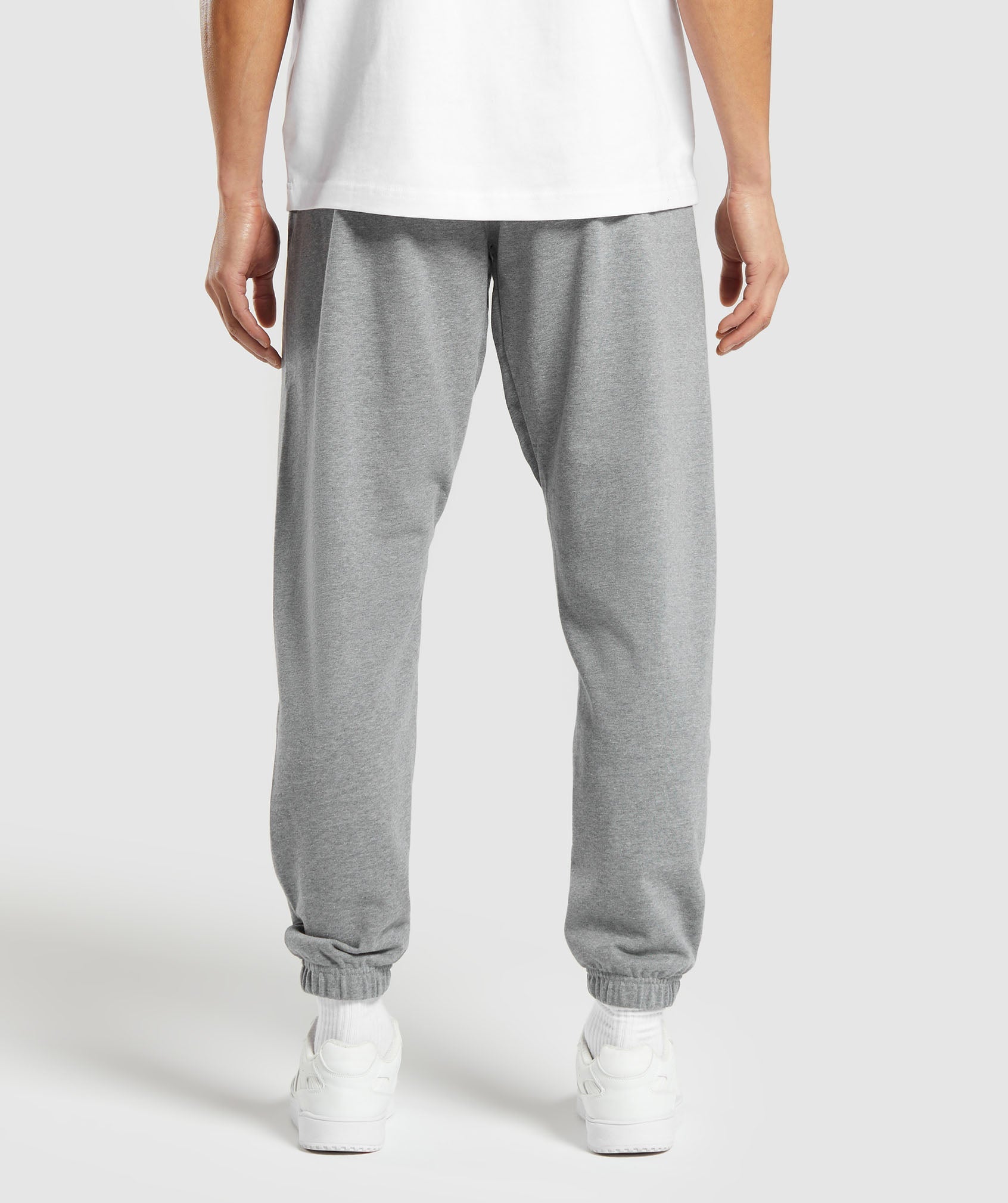 Essential Oversized Joggers - Charcoal Grey Marl