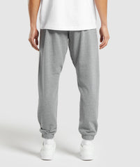 Essential Oversized Joggers - Charcoal Grey Marl