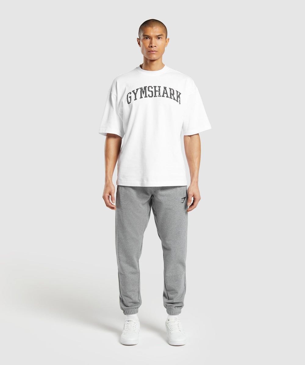 Essential Oversized Joggers - Charcoal Grey Marl