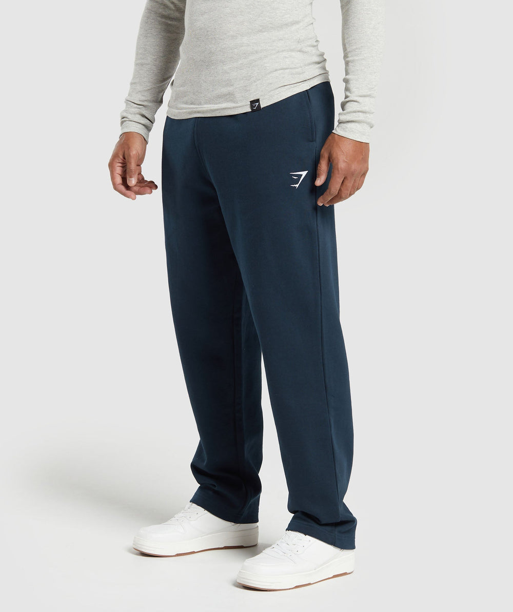 Crest Straight Leg Joggers - Navy
