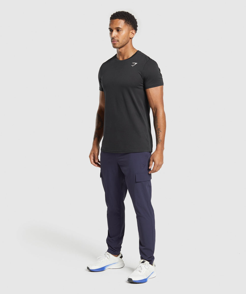 Stretch Woven Cargo Pants - Heavy Blue