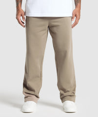 Crest Straight Leg Joggers - Lifestyle Brown
