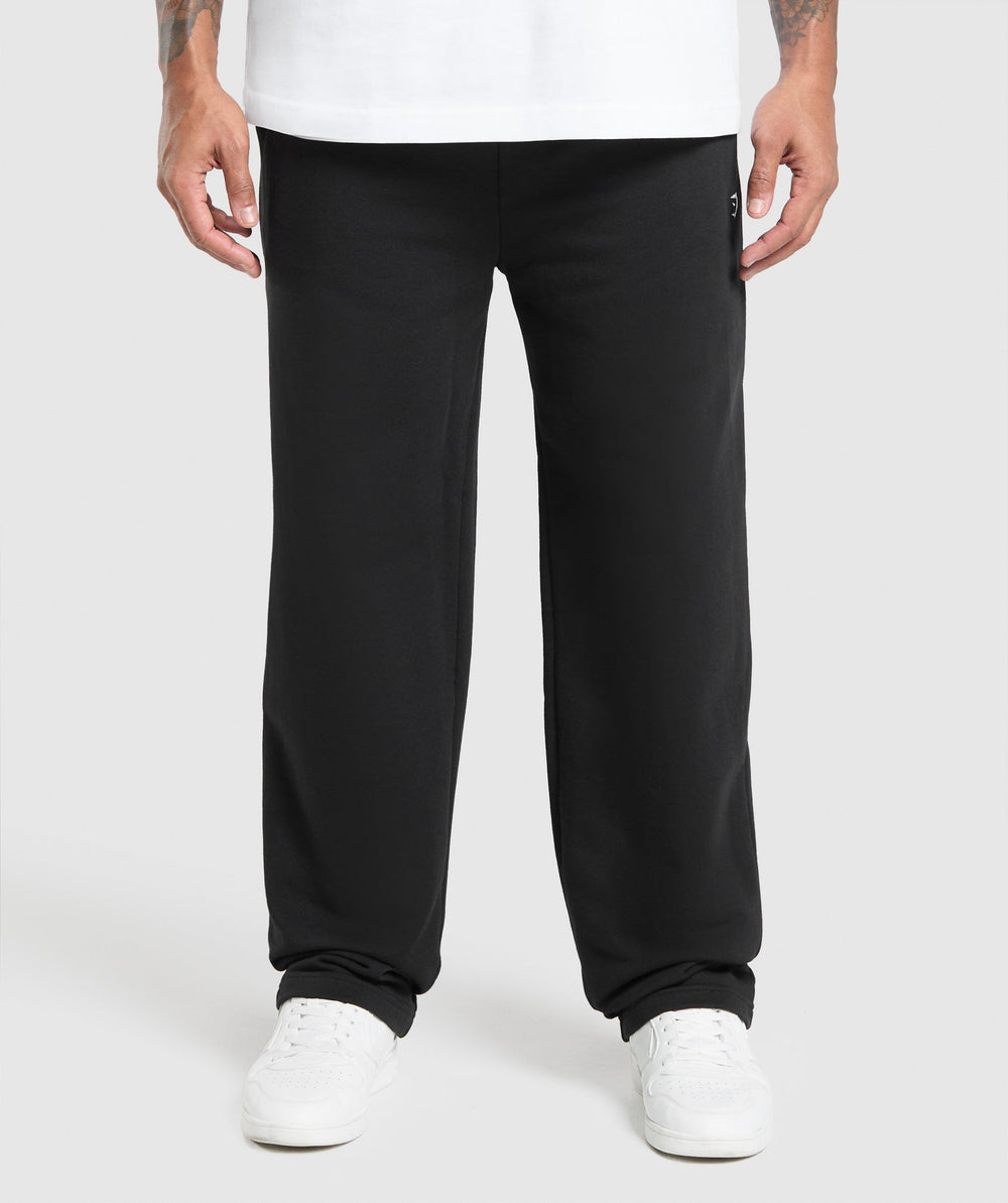 Rest Day Essentials Straight Leg Joggers - Black