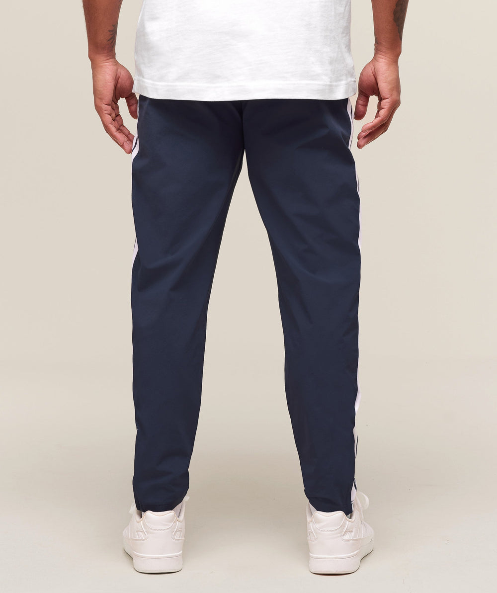 Retro Side Stripe Joggers - Heavy Blue