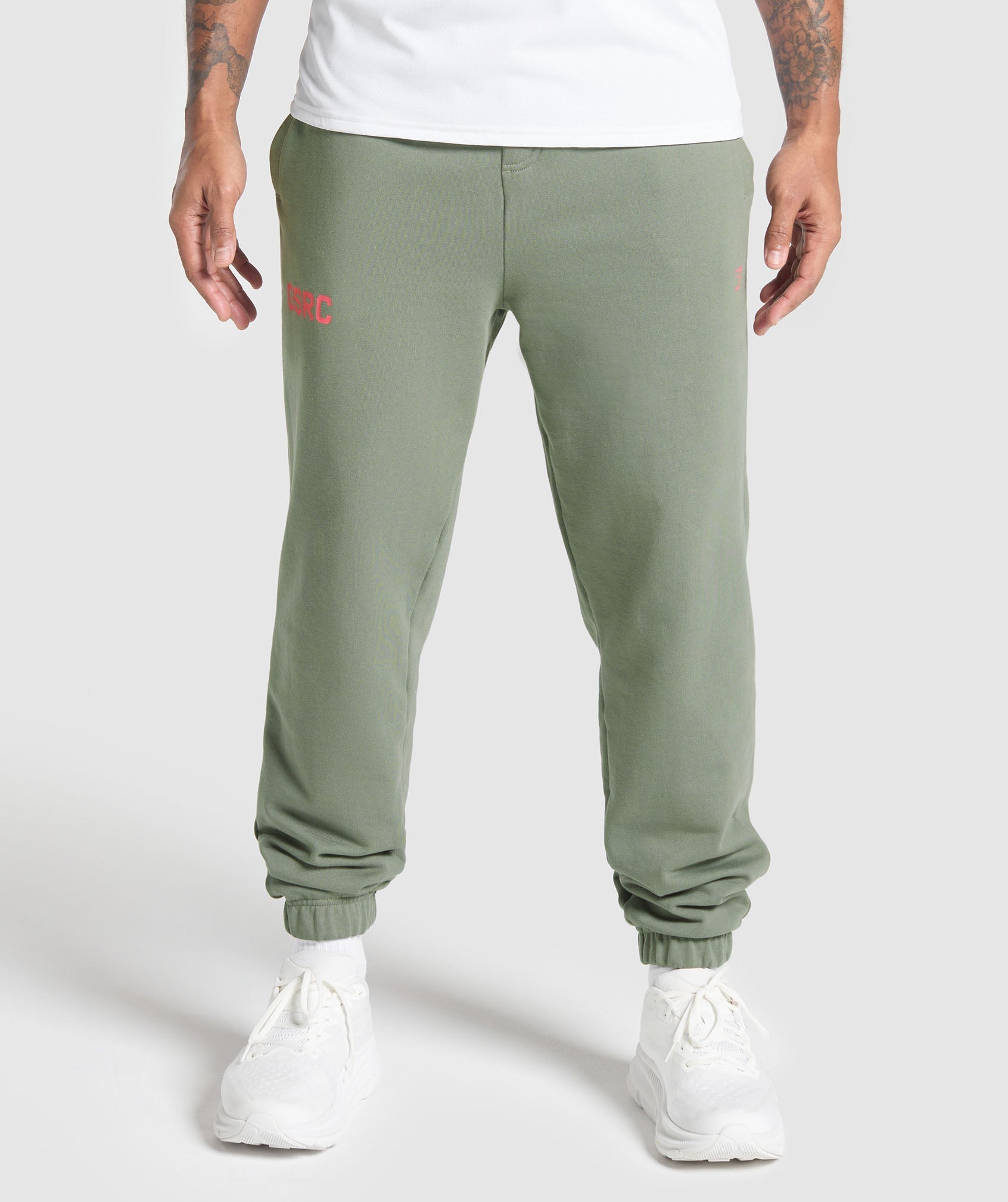 Running Graphic Joggers - Unit Green