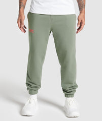 Running Graphic Joggers - Unit Green