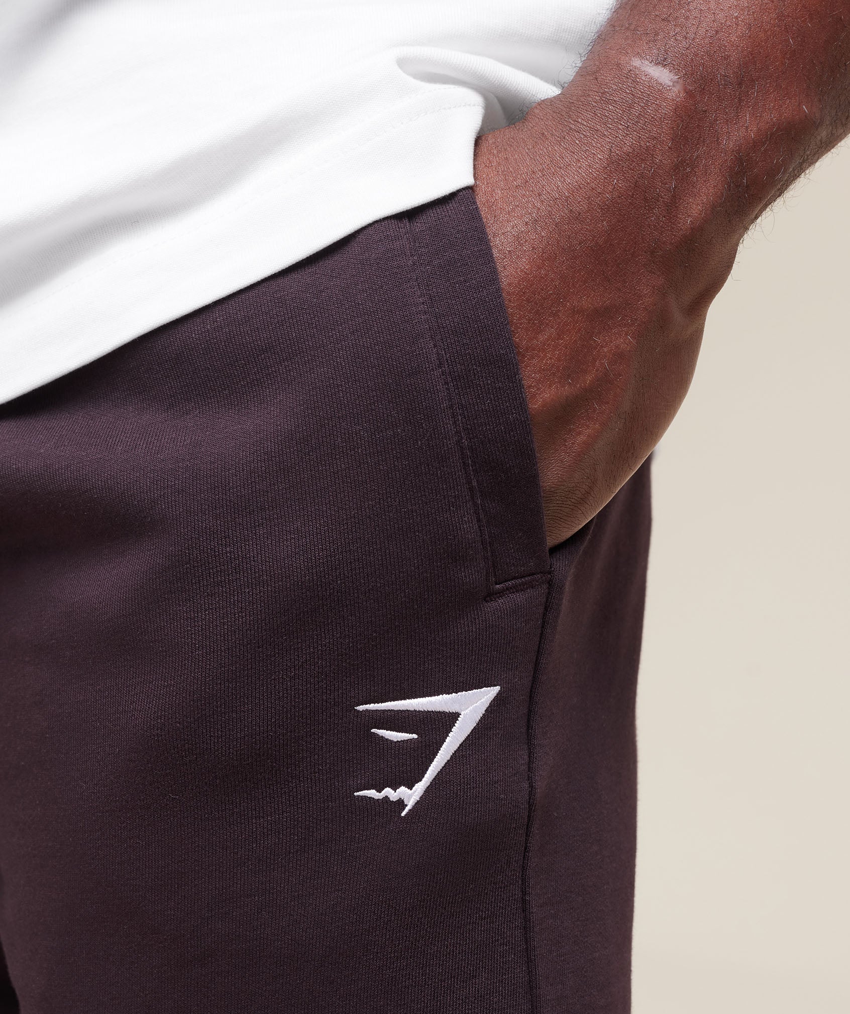 Essential Oversized Joggers - Plum Brown