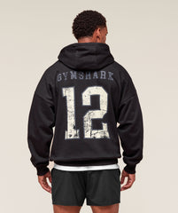 Collegiate Graphic Hoodie - Black