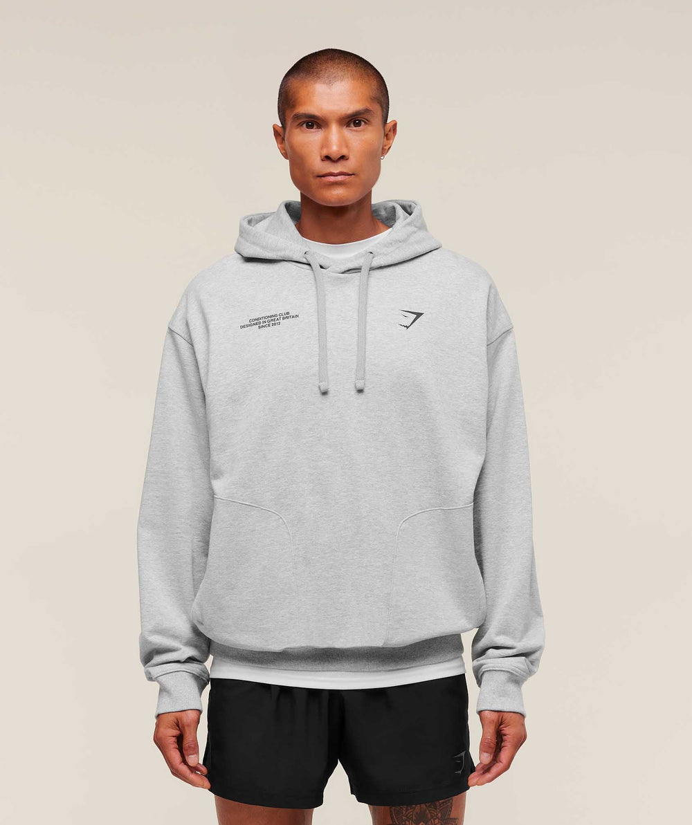 Conditioning Club Hoodie - Light Grey Core Marl