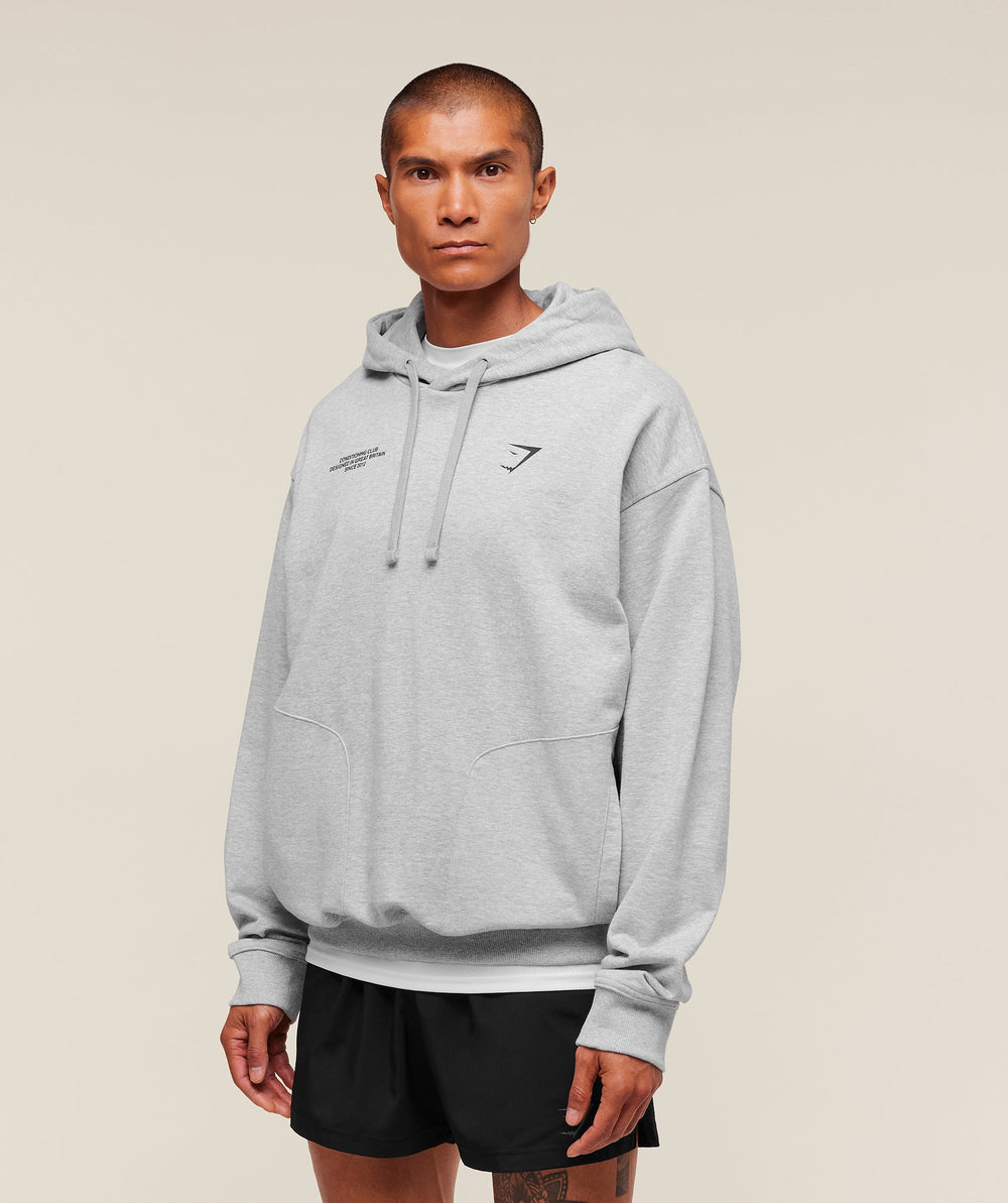 Conditioning Club Hoodie - Light Grey Core Marl