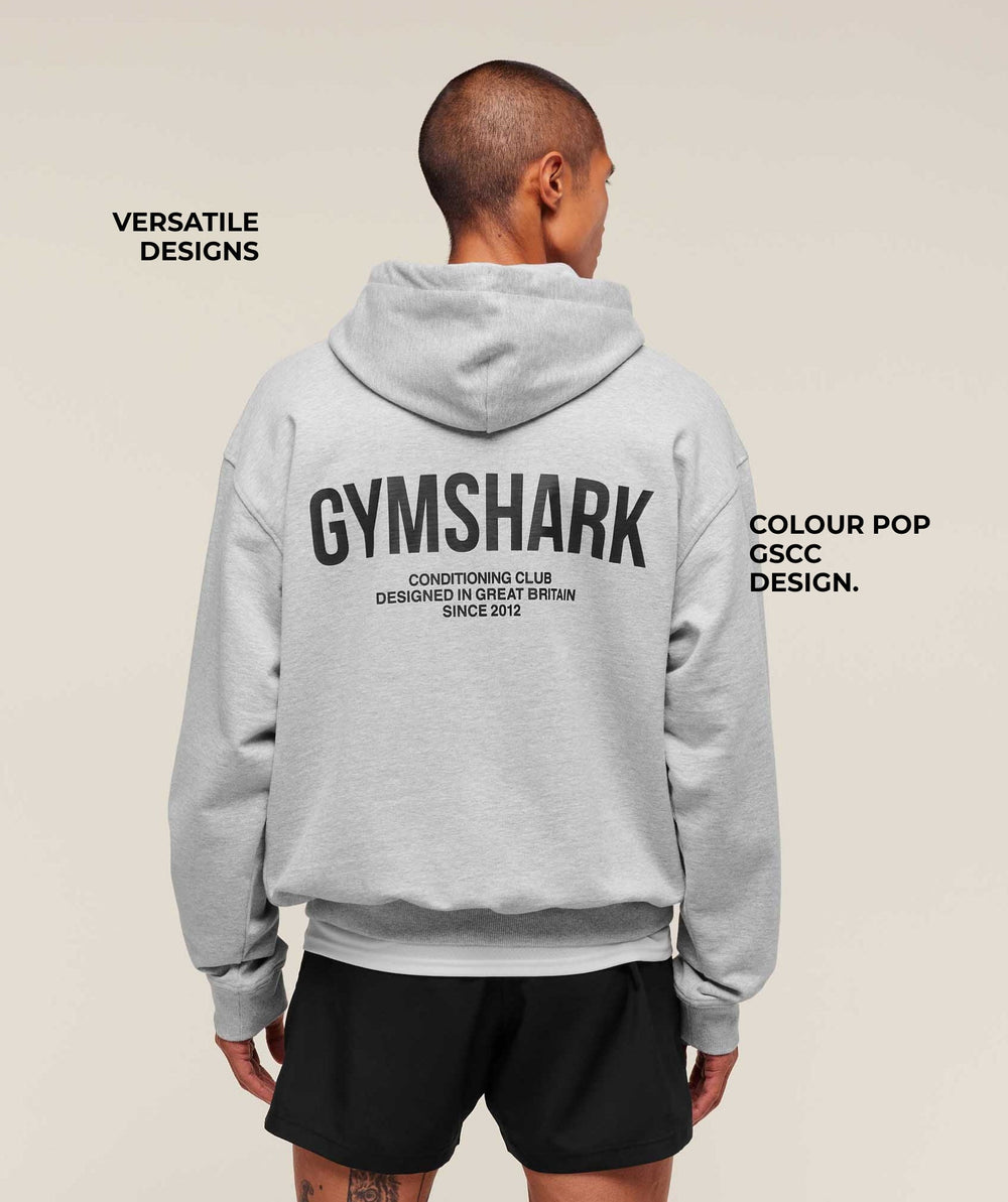 Conditioning Club Hoodie - Light Grey Core Marl
