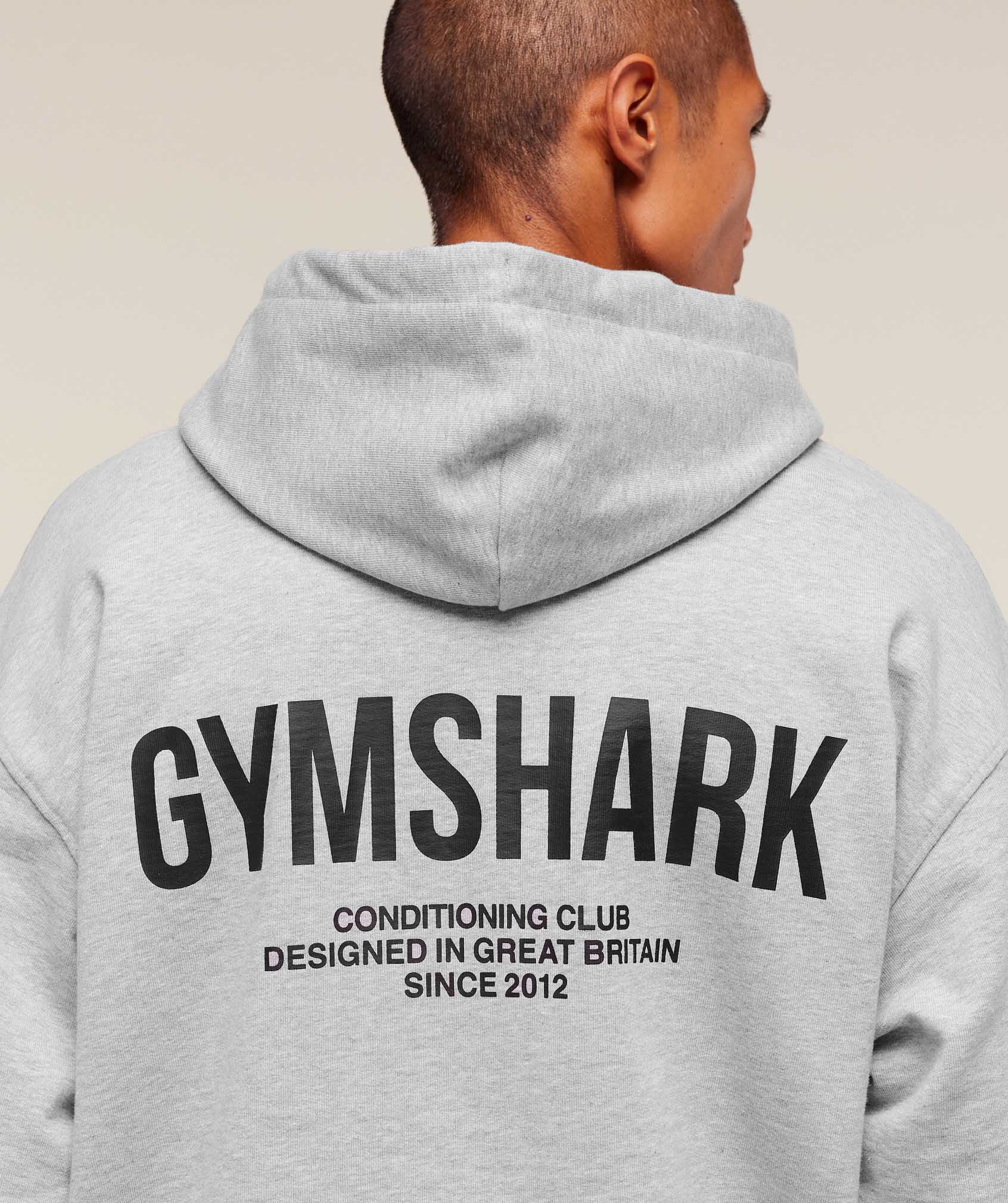Conditioning Club Hoodie - Light Grey Core Marl
