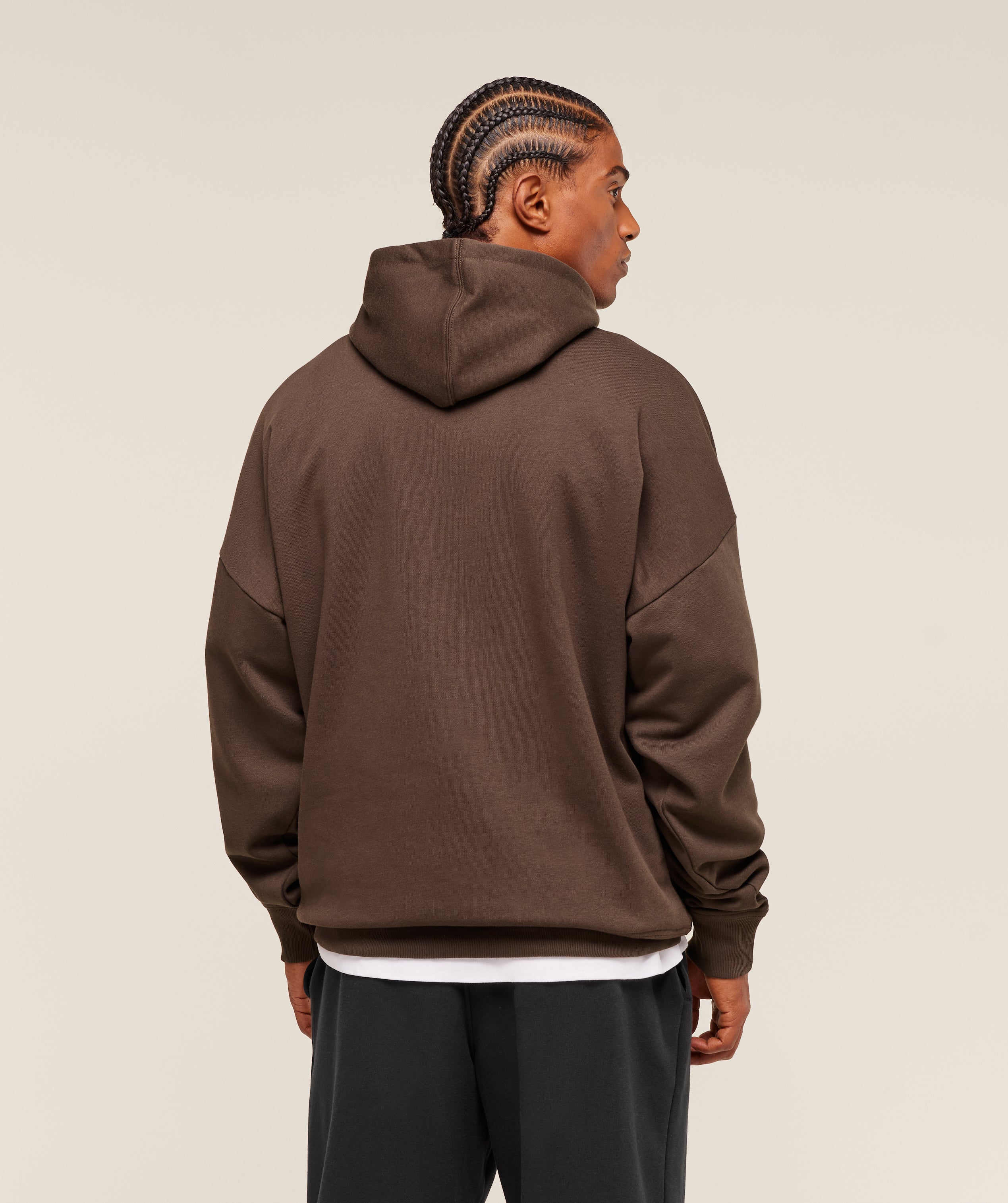 Crest Oversized Hoodie - Archive Brown