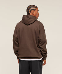 Crest Oversized Hoodie - Archive Brown