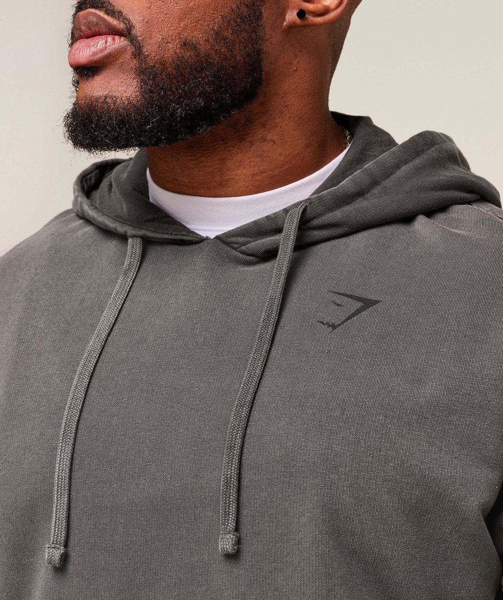 Power Washed Hoodie - Onyx Grey