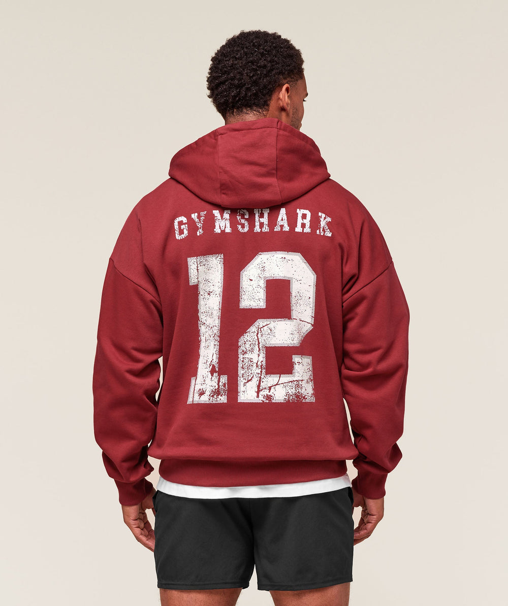 Collegiate Graphic Hoodie - Athletic Burgundy