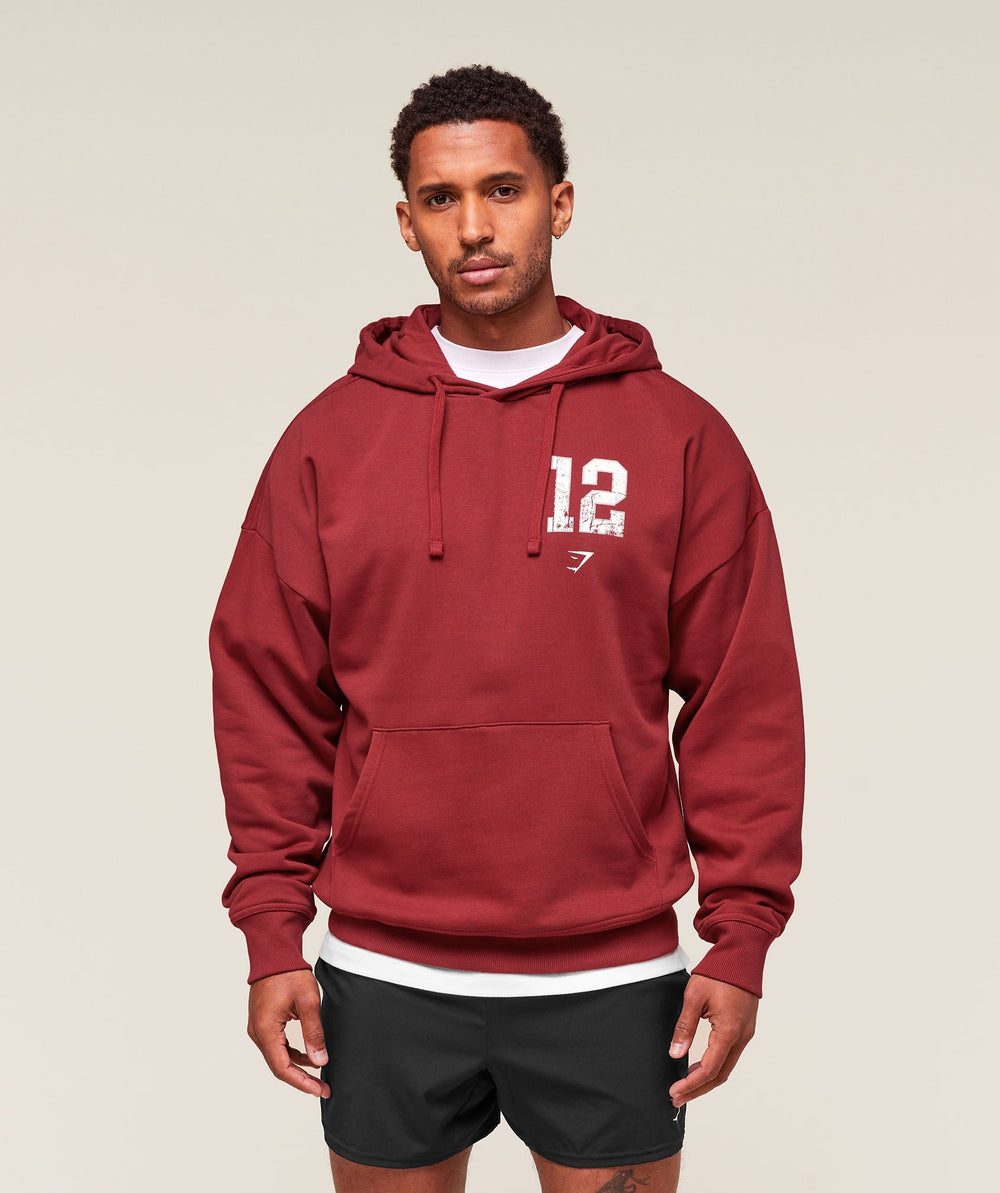 Collegiate Graphic Hoodie - Athletic Burgundy