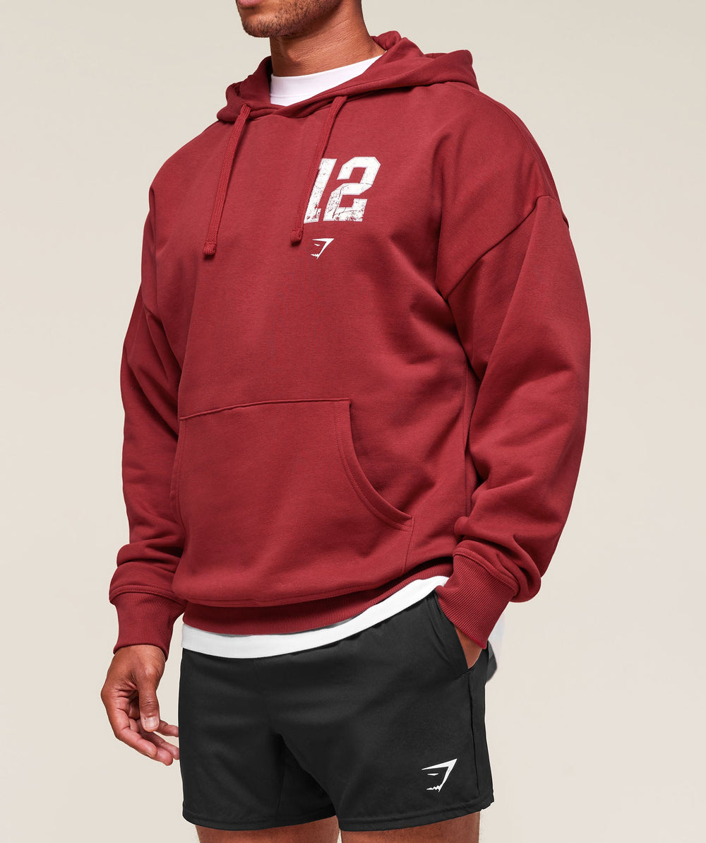 Collegiate Graphic Hoodie - Athletic Burgundy