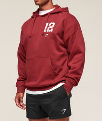 Collegiate Graphic Hoodie - Athletic Burgundy