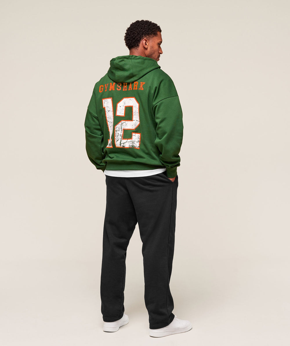 Collegiate Graphic Hoodie - Athletic Green