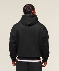 Pocket Graphic Hoodie - Black