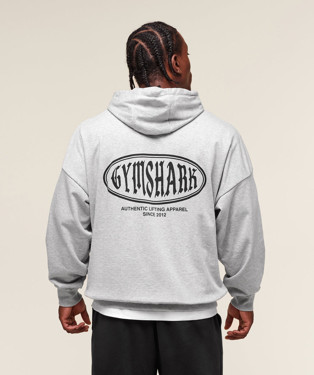 Authentic Lifting Apparel Hoodie - Light Grey Core Marl