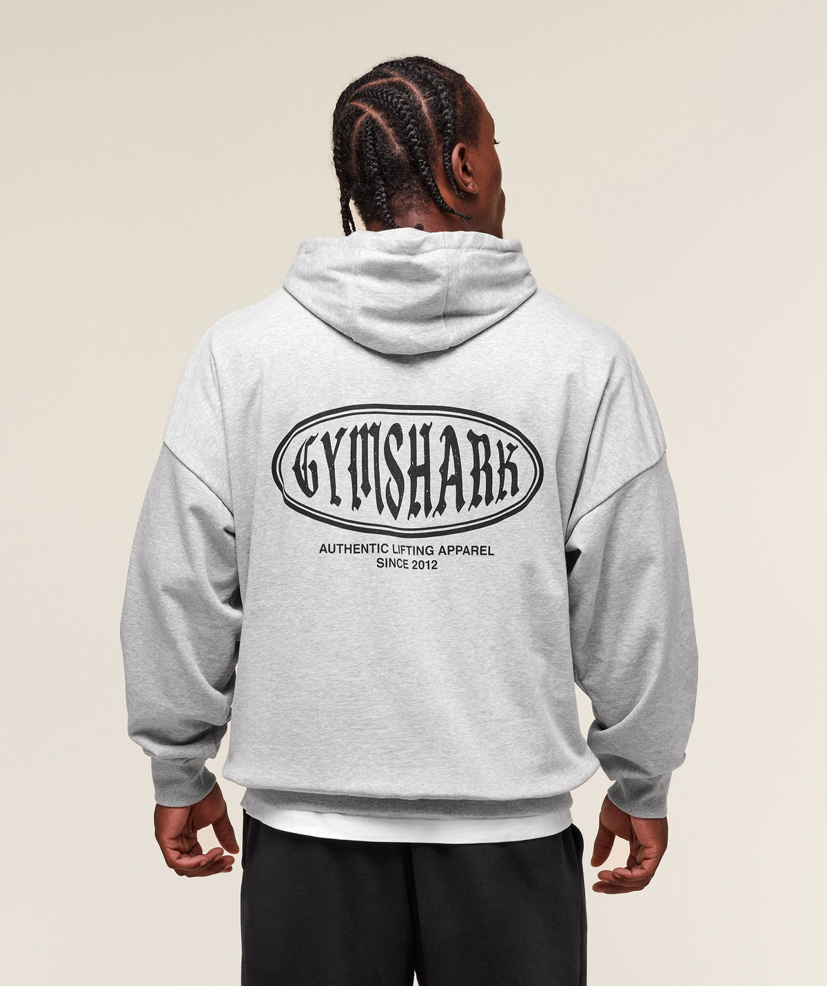Authentic Lifting Apparel Hoodie - Light Grey Core Marl