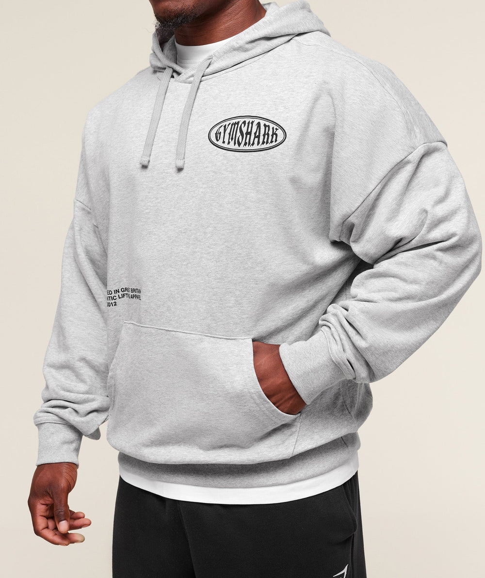 Authentic Lifting Apparel Hoodie - Light Grey Core Marl