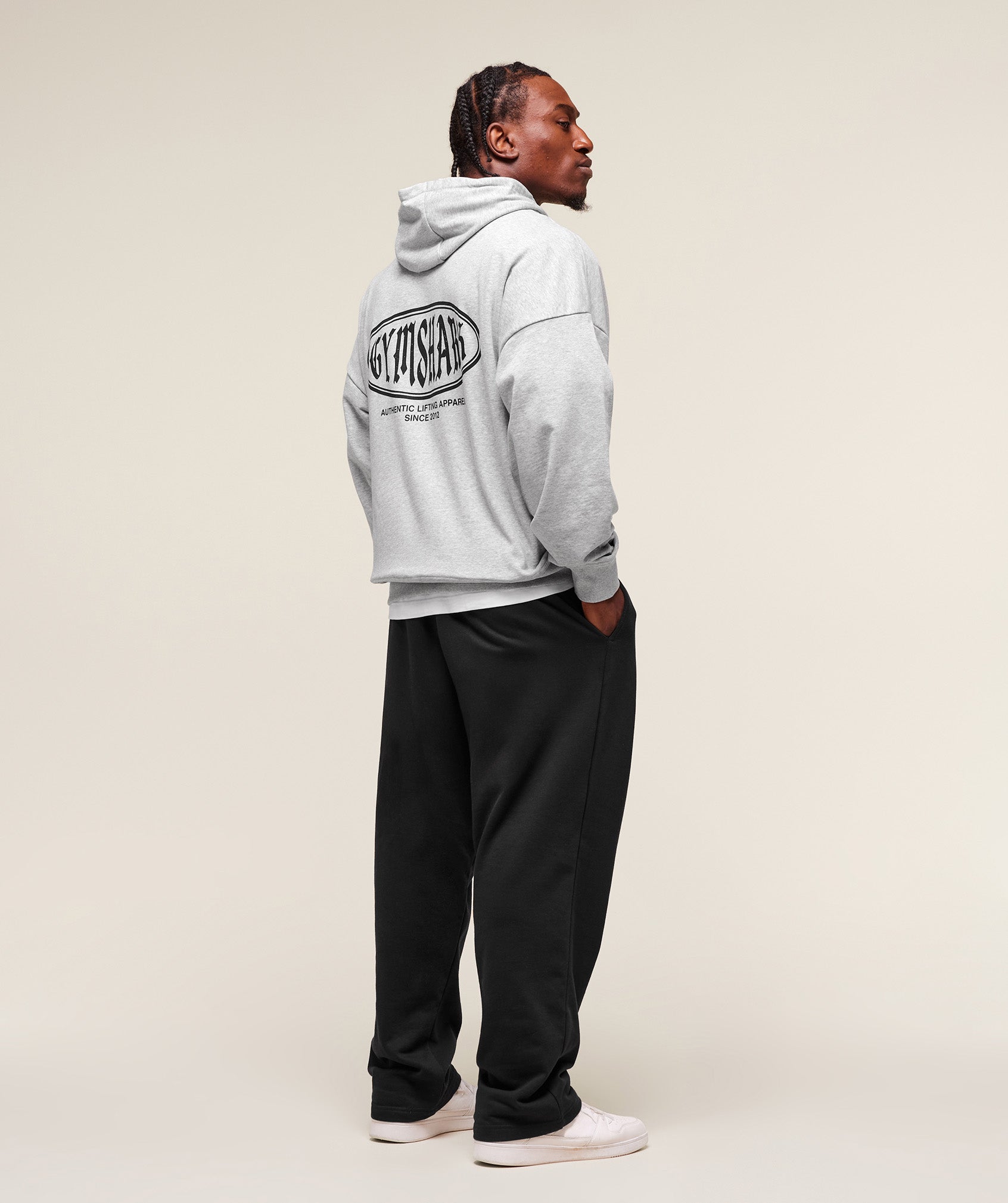 Authentic Lifting Apparel Hoodie - Light Grey Core Marl